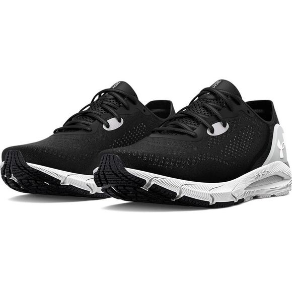 UNDER ARMOUR WOMEN'S 7 HOVR SONIC 5 BLACK RUNNING SHOES 3024906-001 - Picture 1 of 6